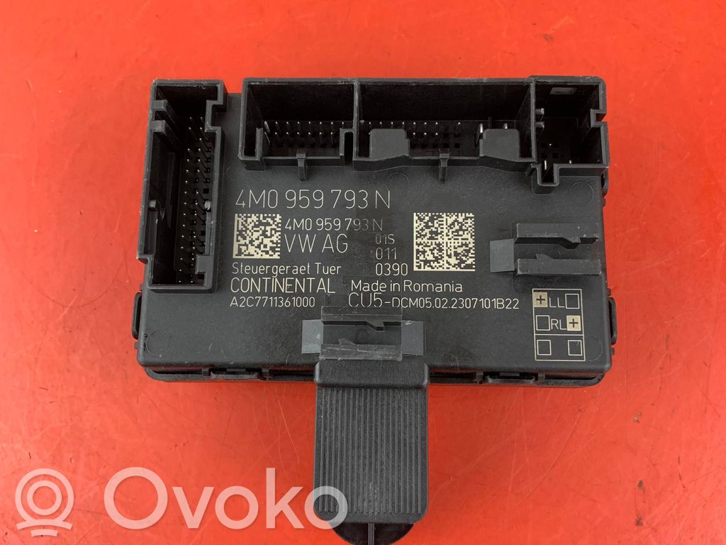 Audi A4 S4 B9 8W Door control unit/module 