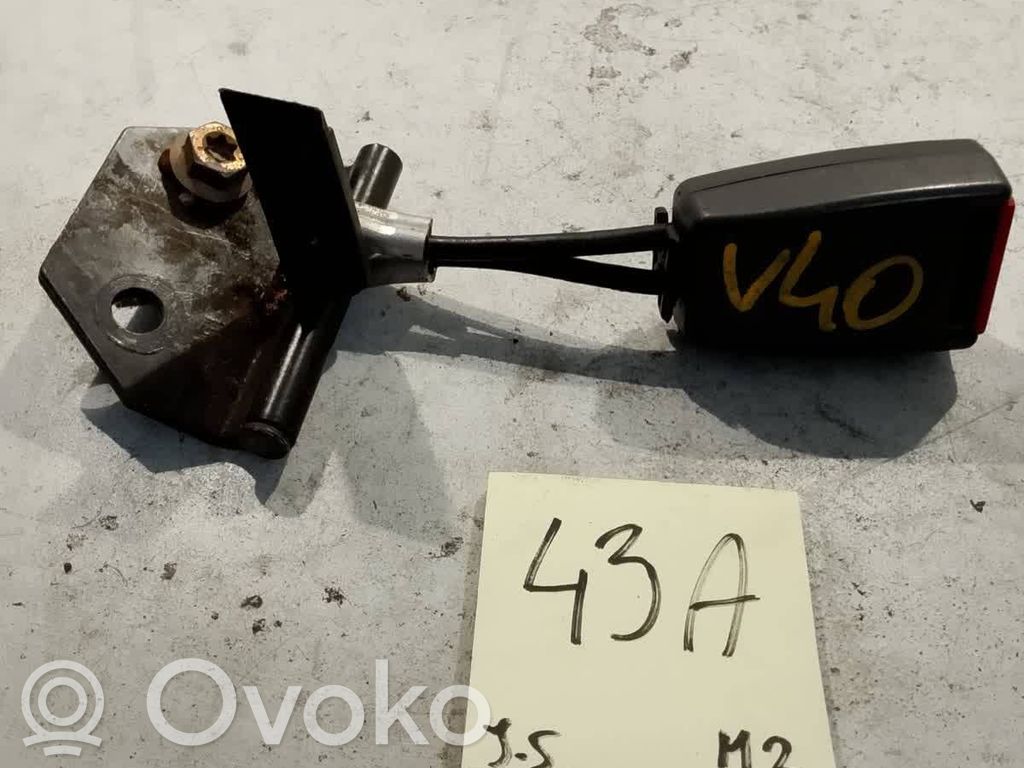 Volvo S40, V40 Fibbia della cintura di sicurezza anteriore 