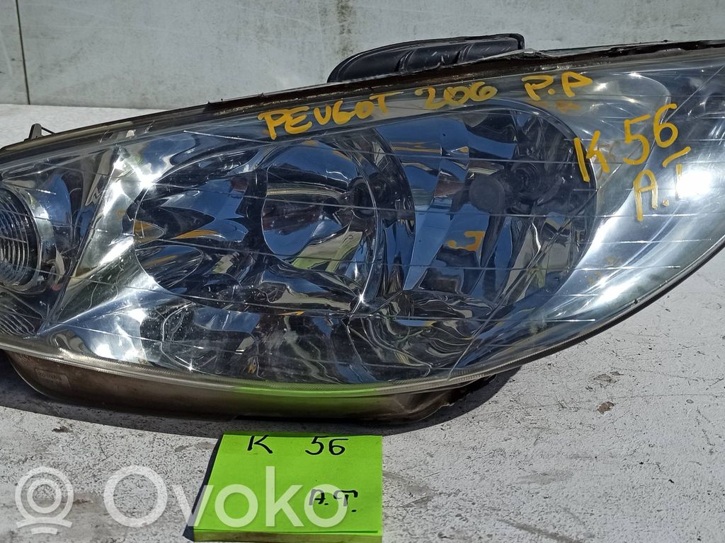Peugeot 206 Headlight/headlamp 