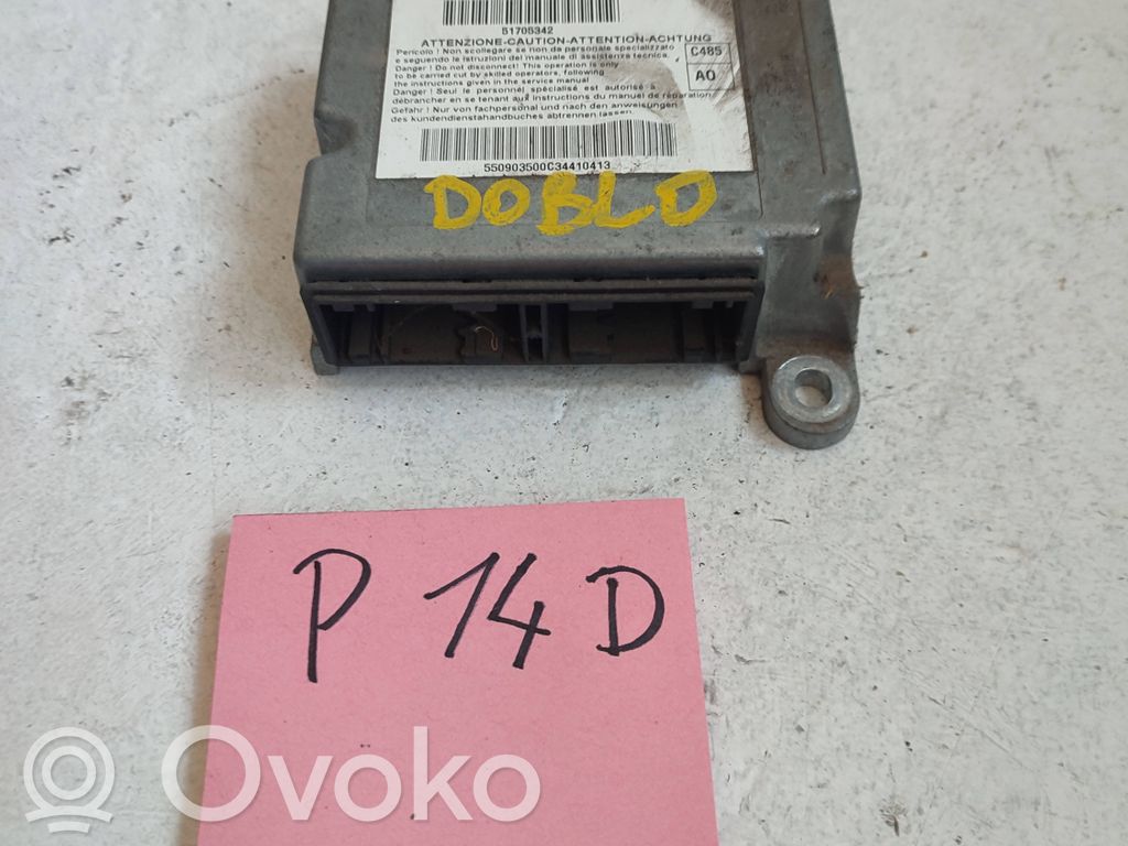 Fiat Doblo Airbag control unit/module 