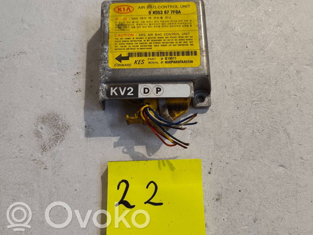 KIA Carnival Airbag control unit/module 