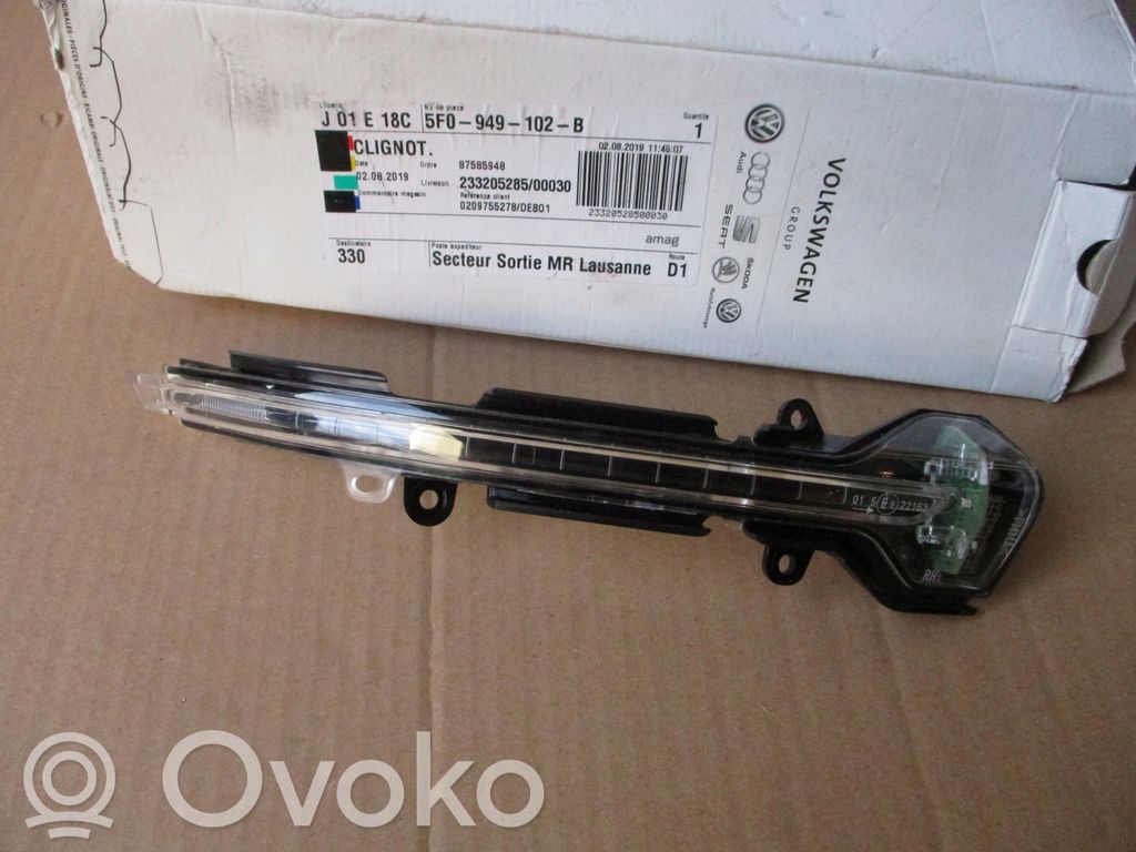Seat Leon (5F) Mirror indicator light 