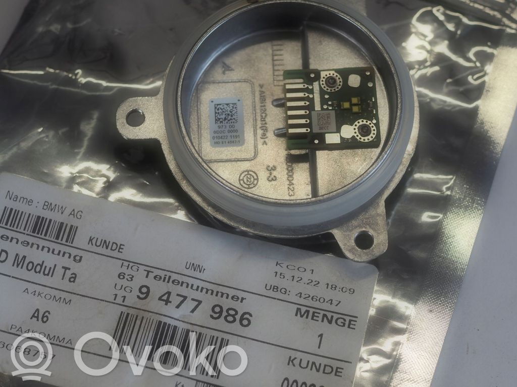 BMW X5 G05 Módulo de control de balasto LED 