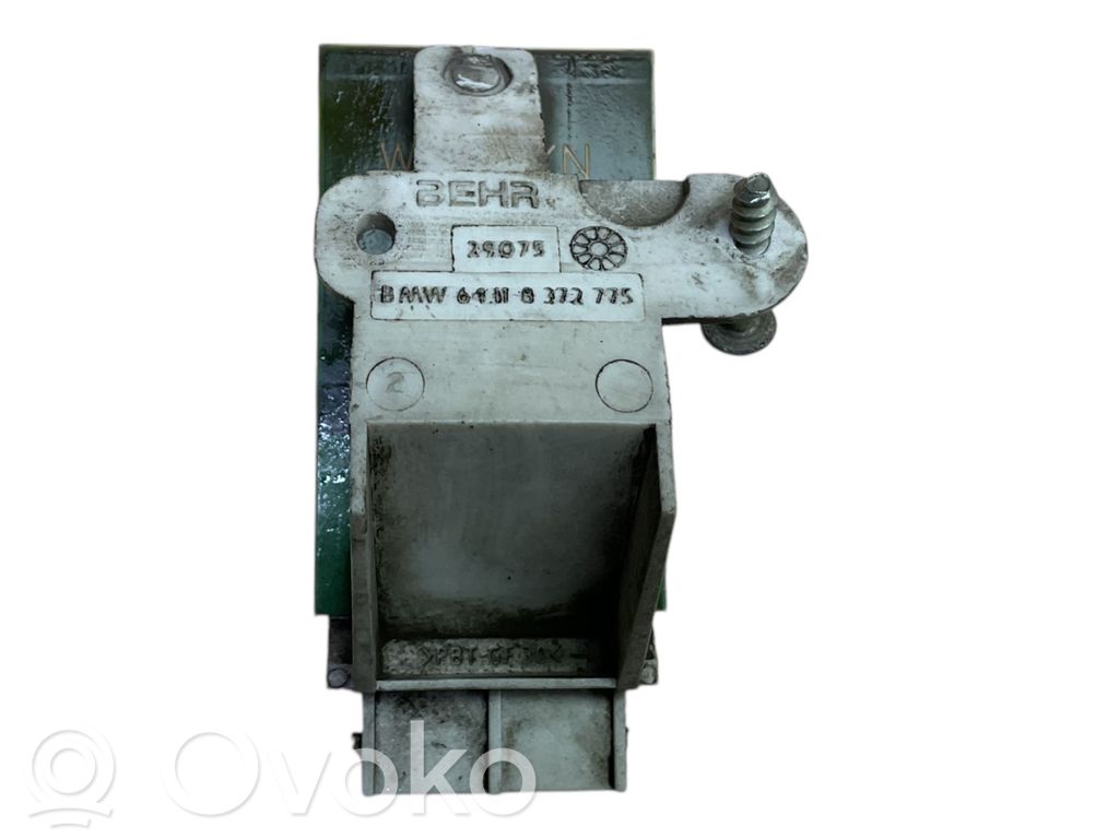 BMW 3 E46 Heater blower motor/fan resistor 