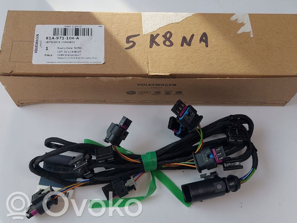 Cableado del sensor de aparcamiento (PDC)   81A971104A
