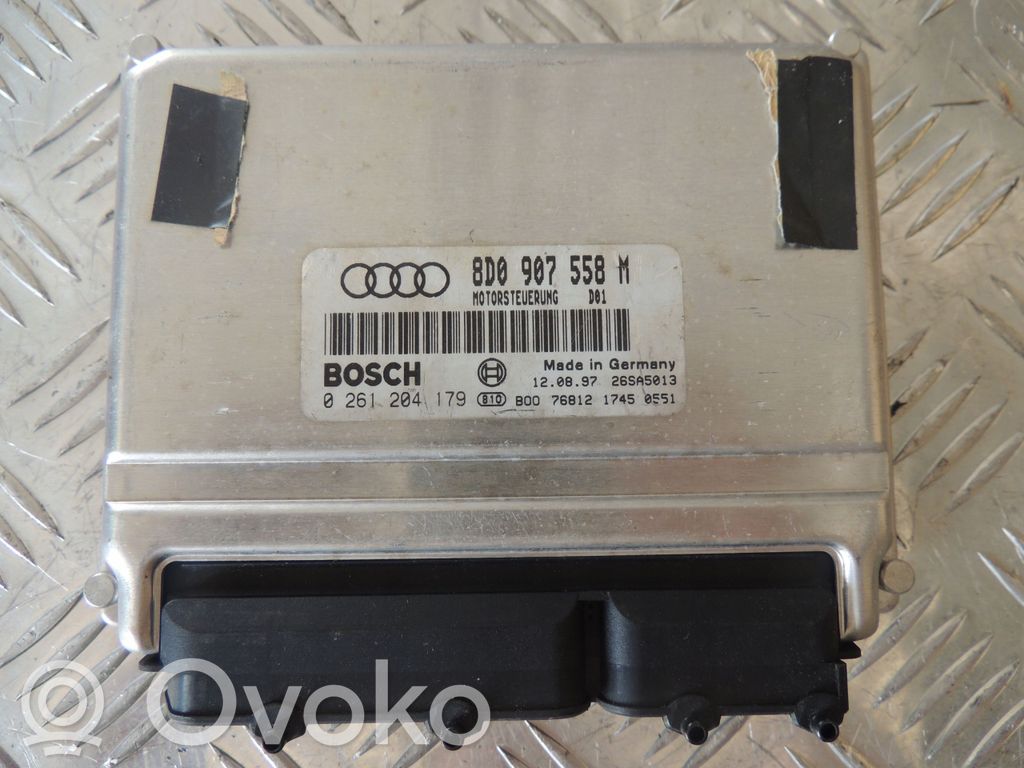 Unidad de control/módulo del motor   8D0907558M,0261204179