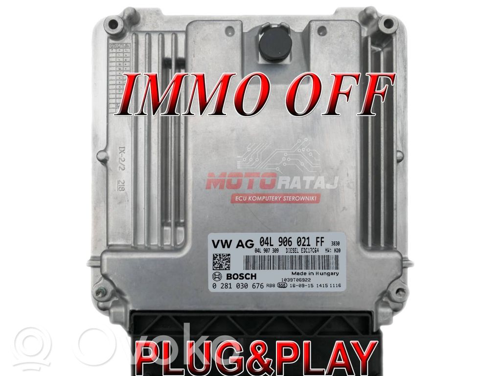 Galios (ECU) modulis   04L906021FF,0281030676