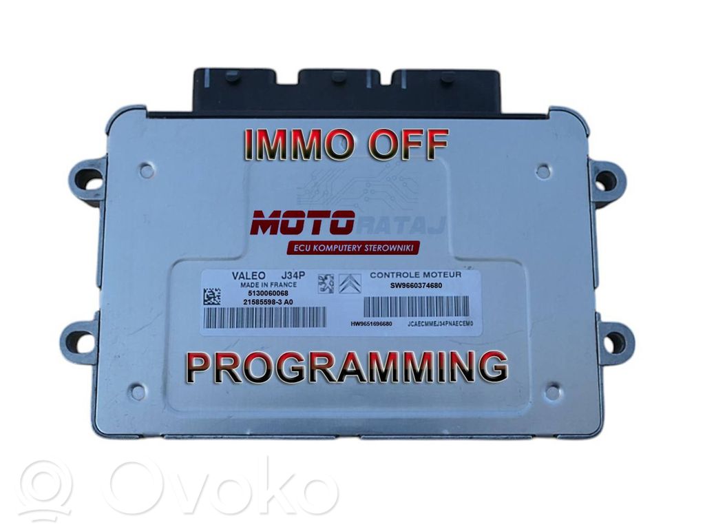 Engine control unit/module   9660374680,9651696680,215855983A0