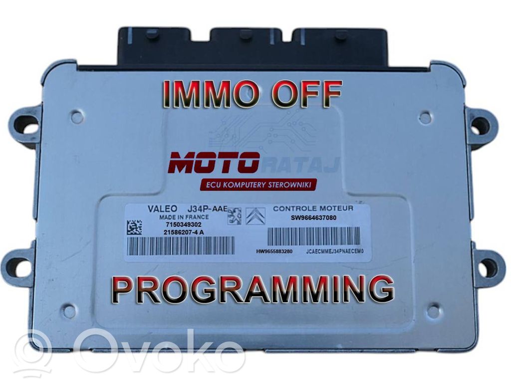 Peugeot 206 Engine control unit/module 