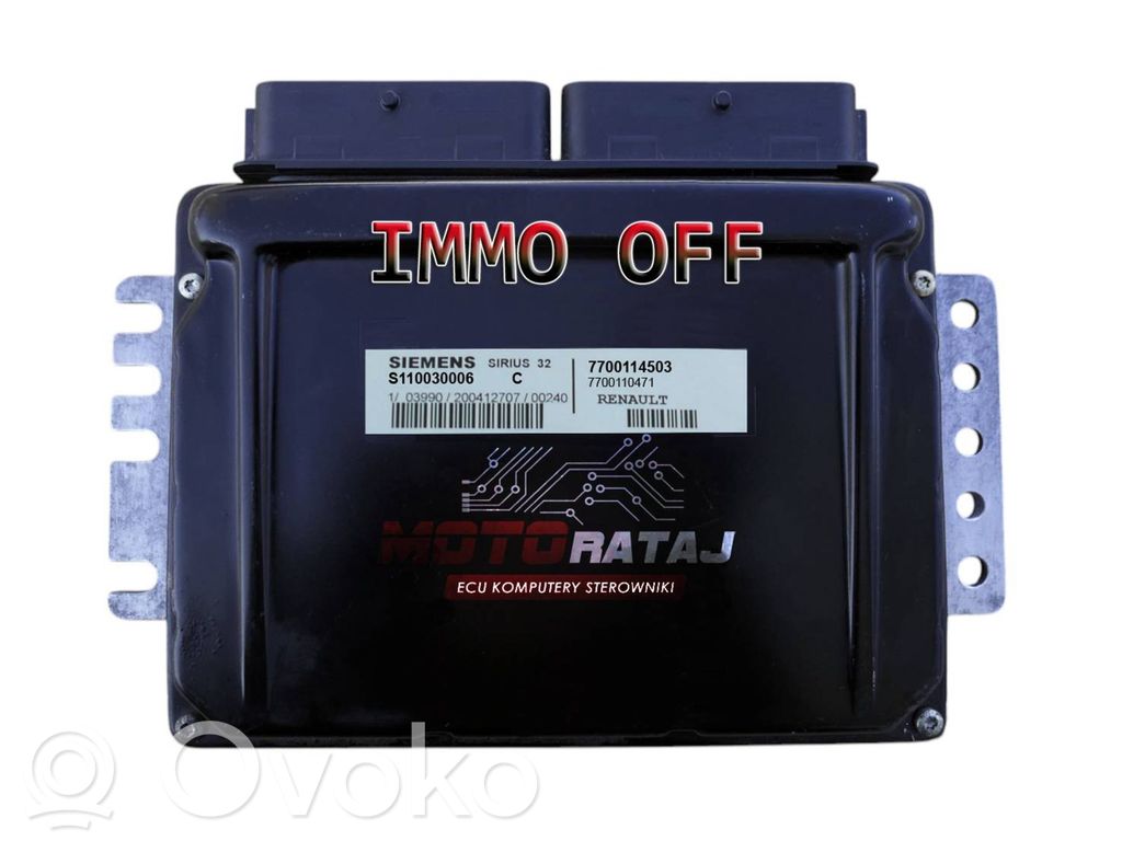 Renault Megane I Engine control unit/module 