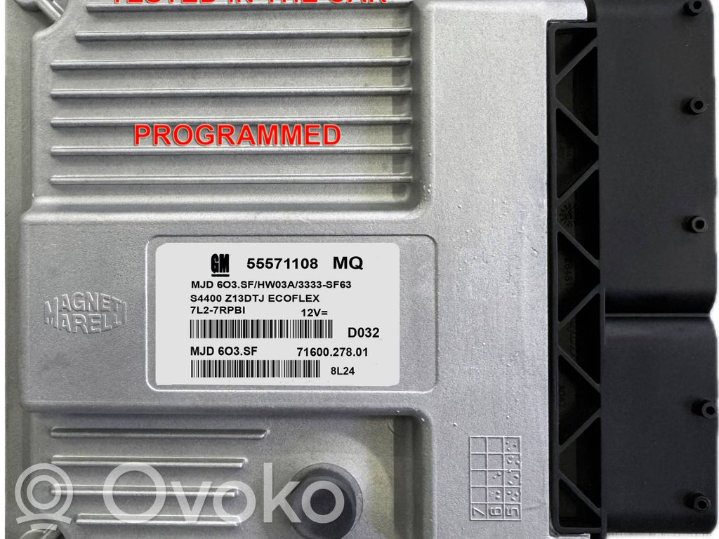 Opel Corsa D Engine control unit/module ECU 