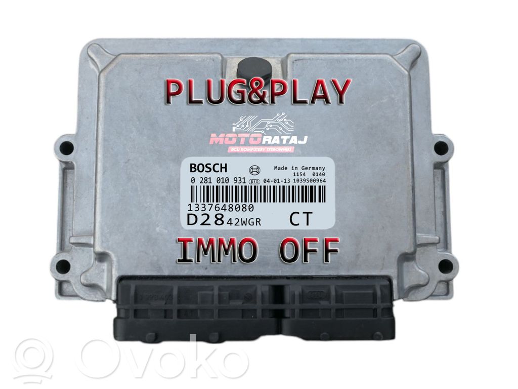 Engine control unit/module   1337648080,0281013031,D2842WGR