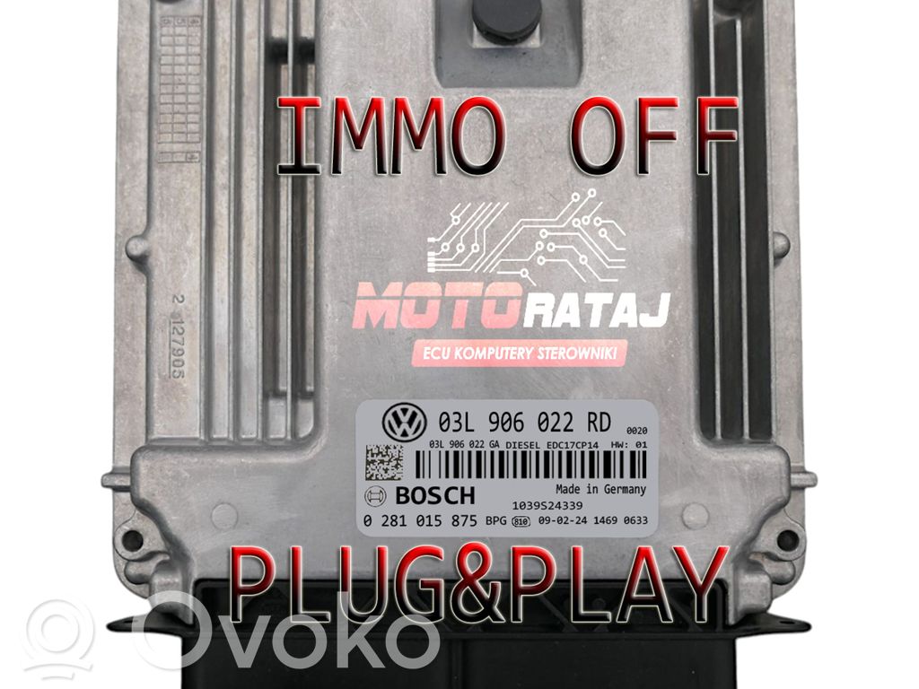 Skoda Octavia Mk2 (1Z) Engine control unit/module ECU 