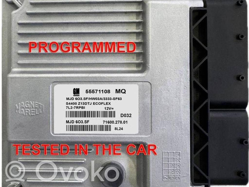 Engine control unit/module ECU   55571108MQ,7160027801,94400213D