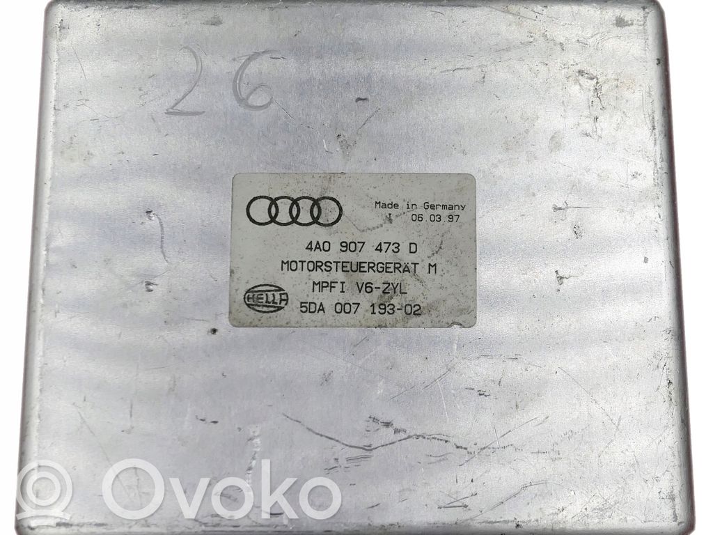 Engine control unit/module   4A0907473D,5DA007193
