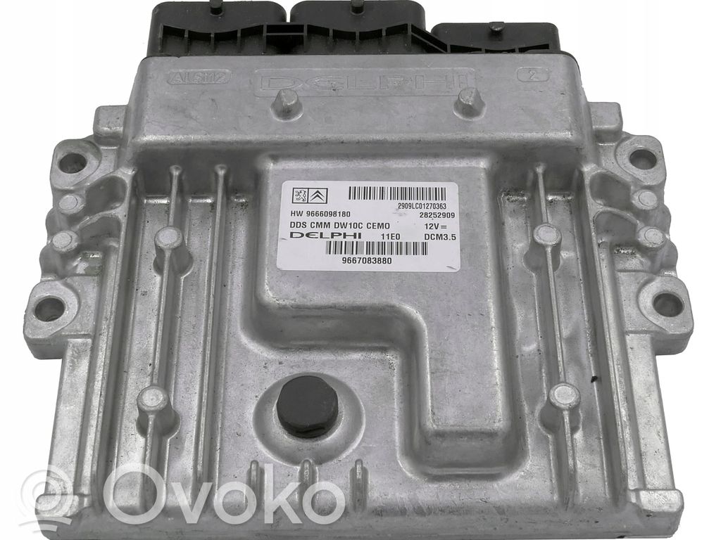 Engine control unit/module   9666098180,28252909,9667083880
