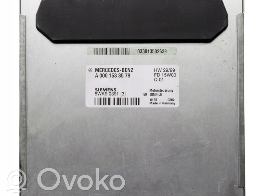 Mercedes-Benz E W211 Sterownik / Moduł ECU 