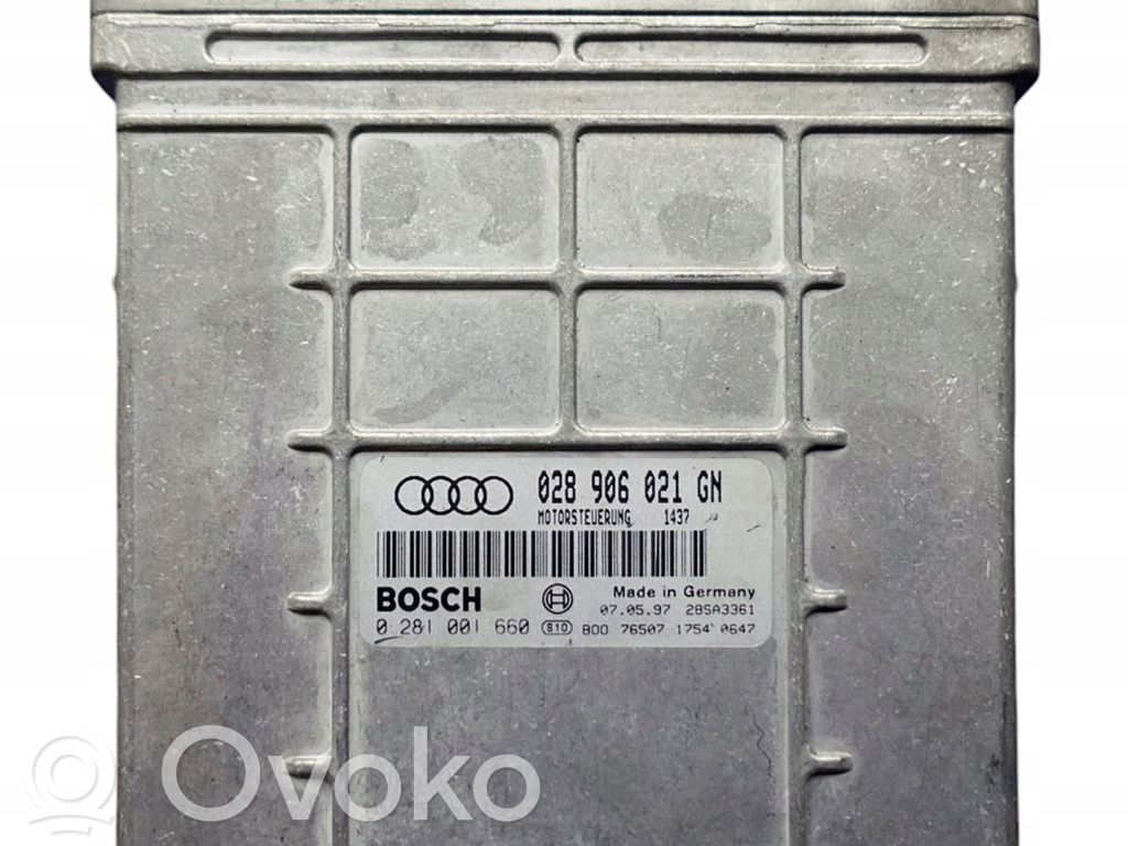 Engine control unit/module   028906021GN,0281001660