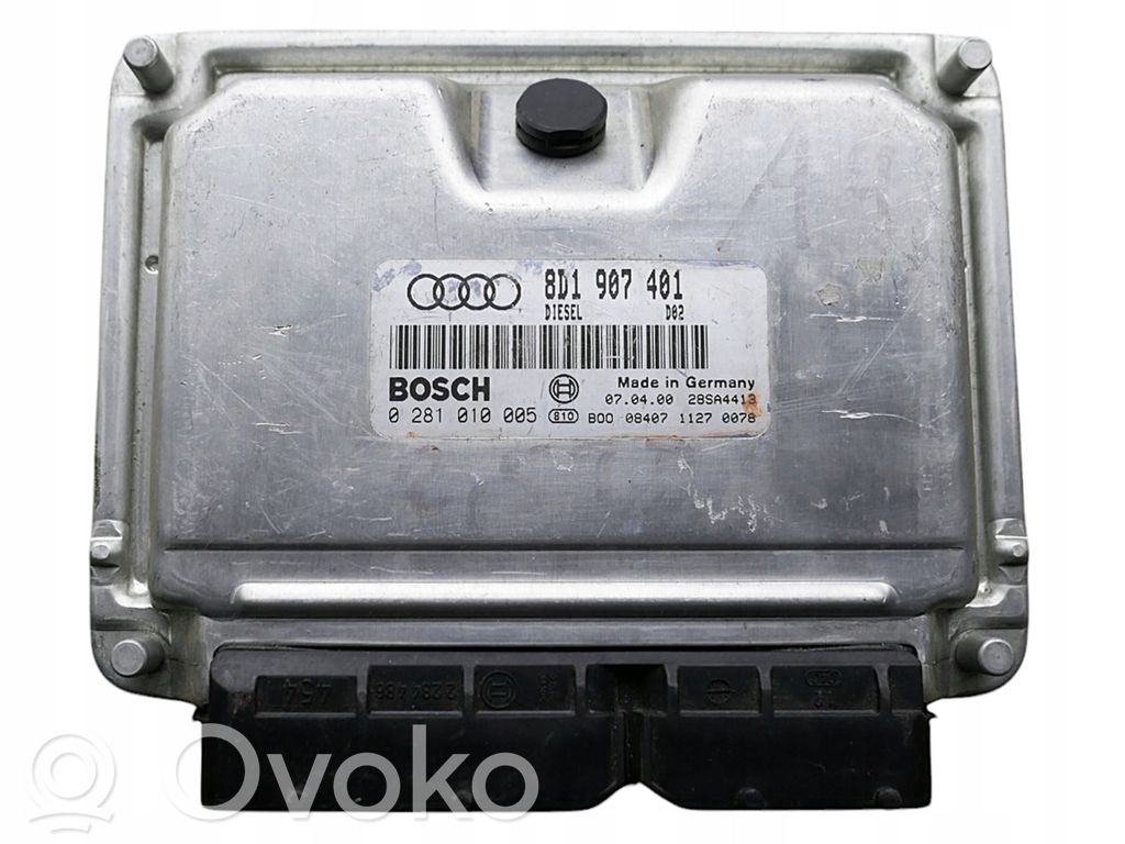 Engine control unit/module   8D1907401,0281010005