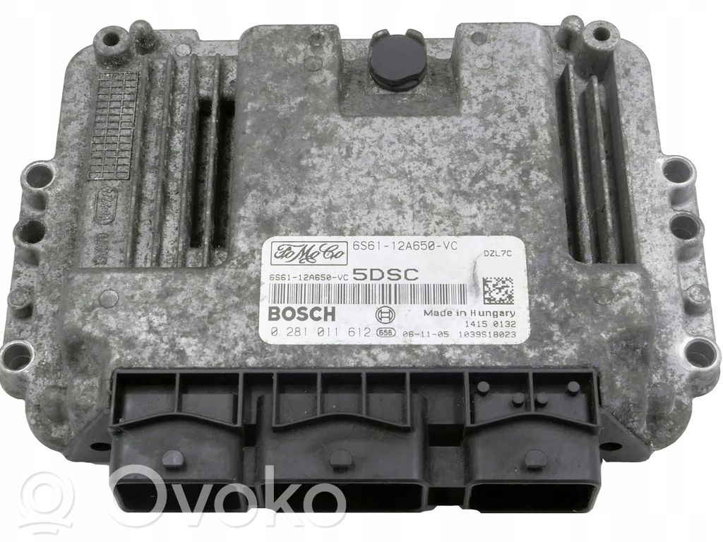 Engine control unit/module   6S6112A650VC,0281011612