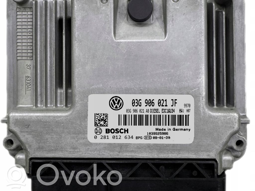 Engine control unit/module   03G906021JF,0281013622