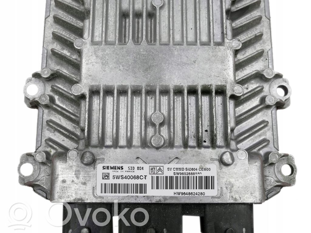 Engine control unit/module   9652888580,5WS40068C