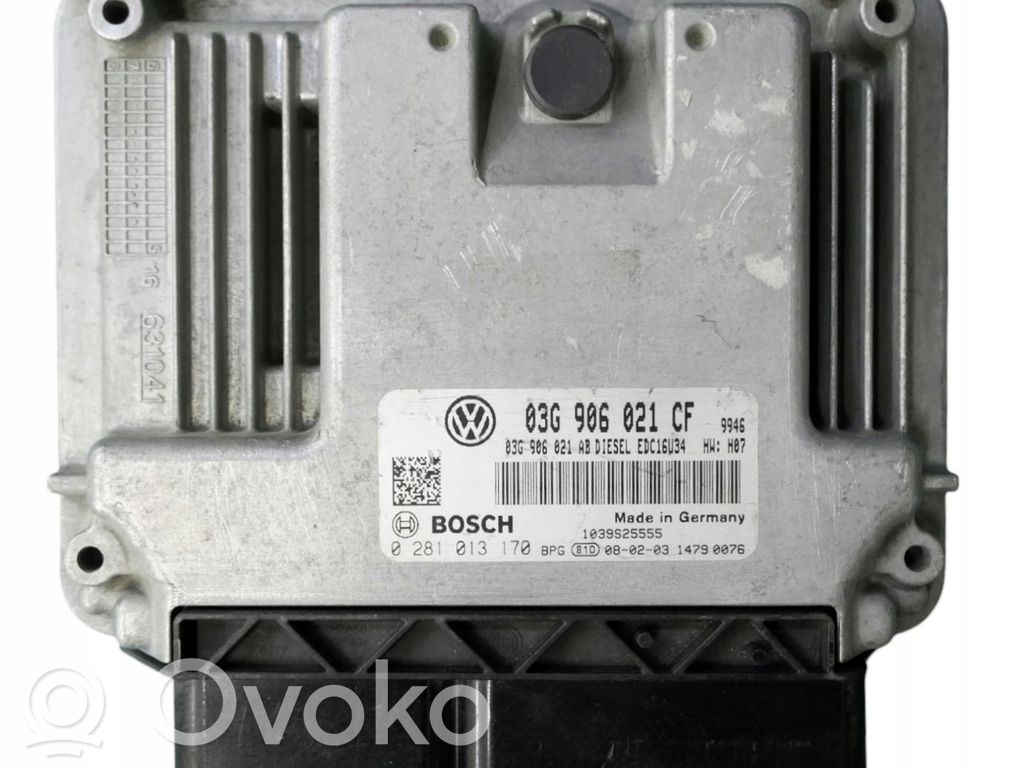 Volkswagen Eos Variklio valdymo blokas 