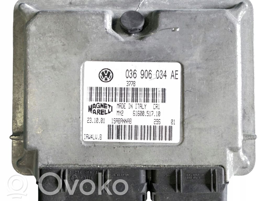 Skoda Fabia Mk1 (6Y) Engine control unit/module 