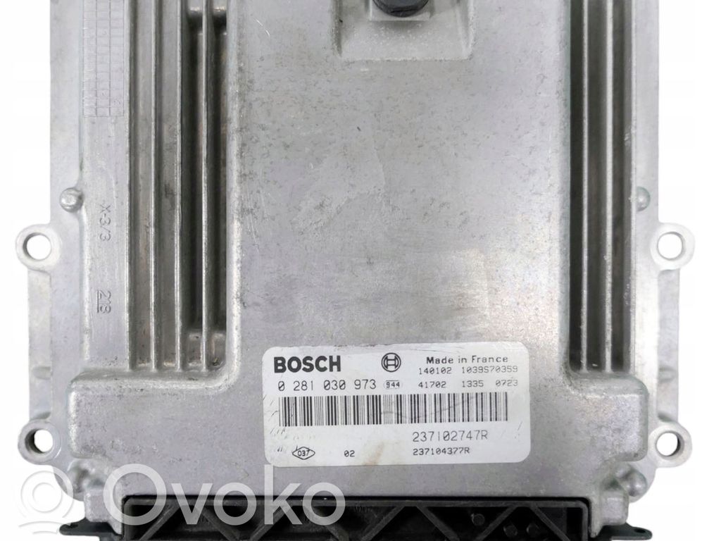 Engine control unit/module   237102747R,0281030873