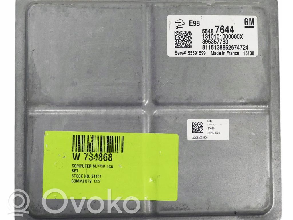 Opel Zafira C Engine control unit/module 