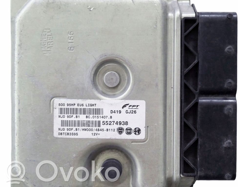 Fiat 500 Engine control unit/module 