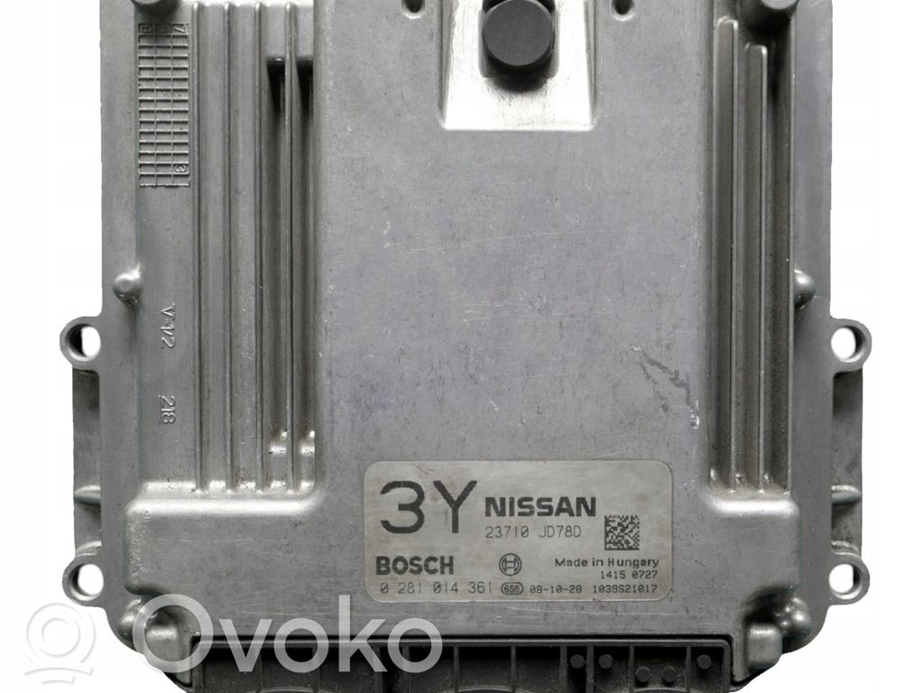 Nissan Qashqai+2 Unitate/modul de control motor 
