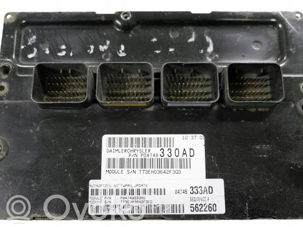 Engine control unit/module   P04748333AD,330AD,333AD,562260