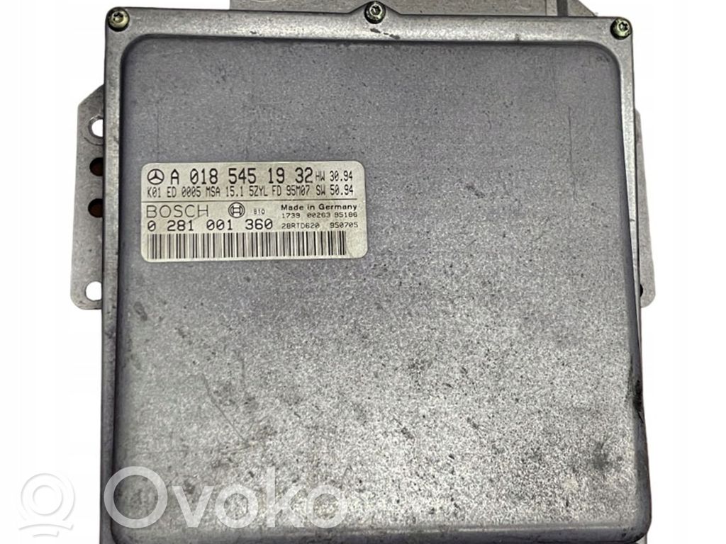 Engine control unit/module   A0185451932,0281001360