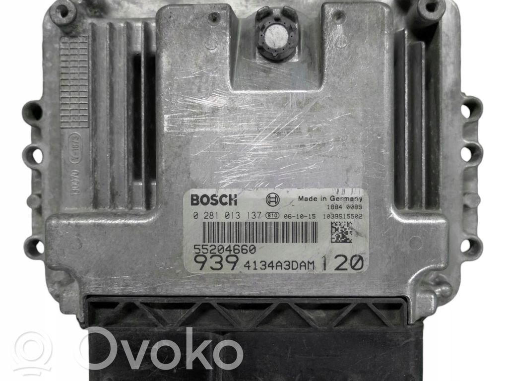 Engine control unit/module   55204660,0281013137