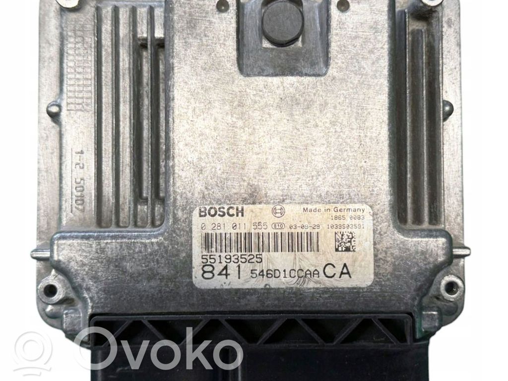 Engine control unit/module   55193525,0281011555