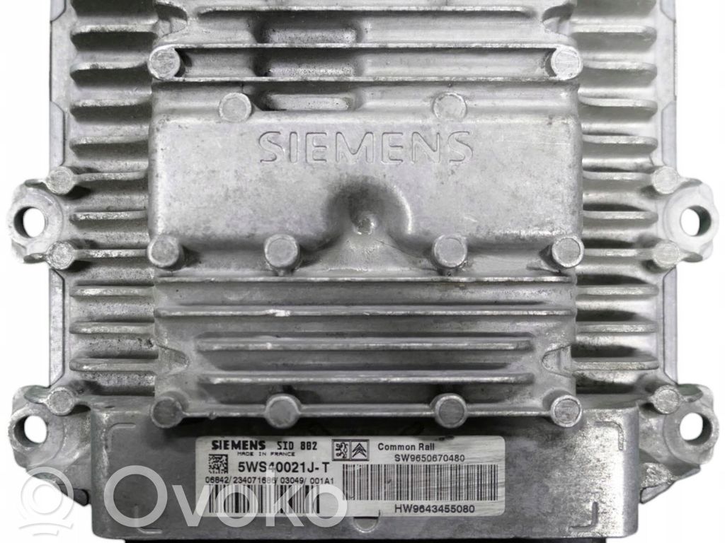 Citroen C3 Engine control unit/module 