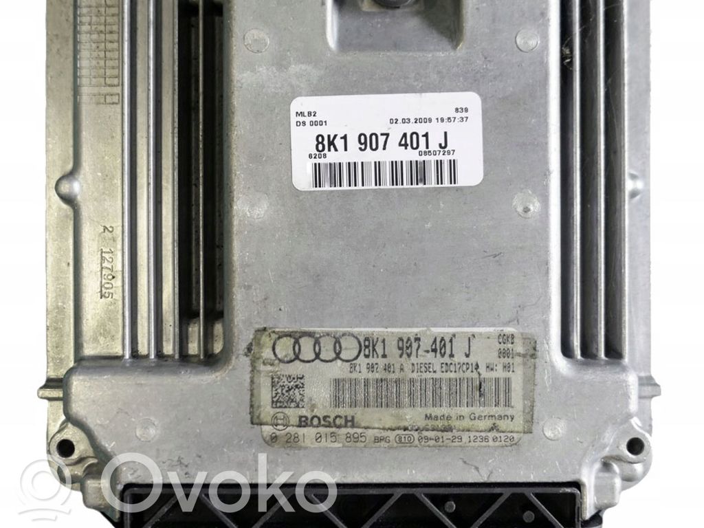 Audi A5 8T 8F Engine control unit/module 