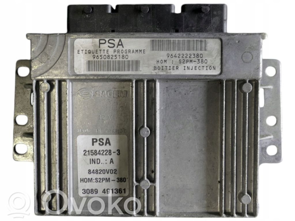 Citroen C3 Variklio valdymo blokas 