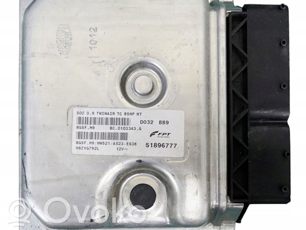 Fiat 500 Engine control unit/module 