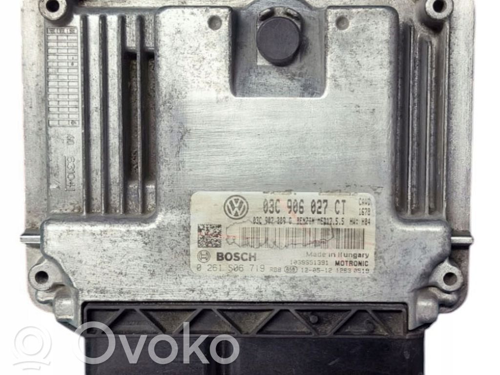 Engine control unit/module   03C906027CT,0261S06719
