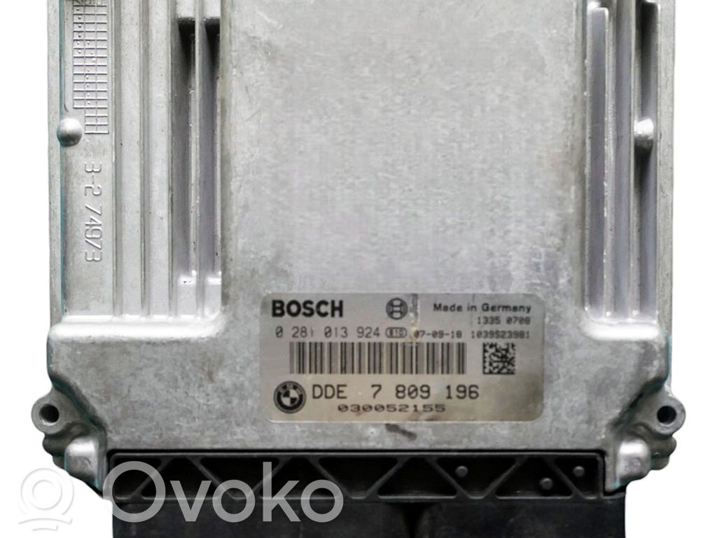 BMW 3 E90 E91 Engine control unit/module 