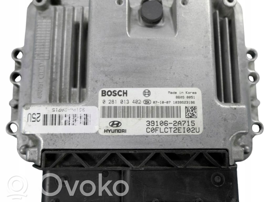 Engine control unit/module   0281013402,2A715,39106