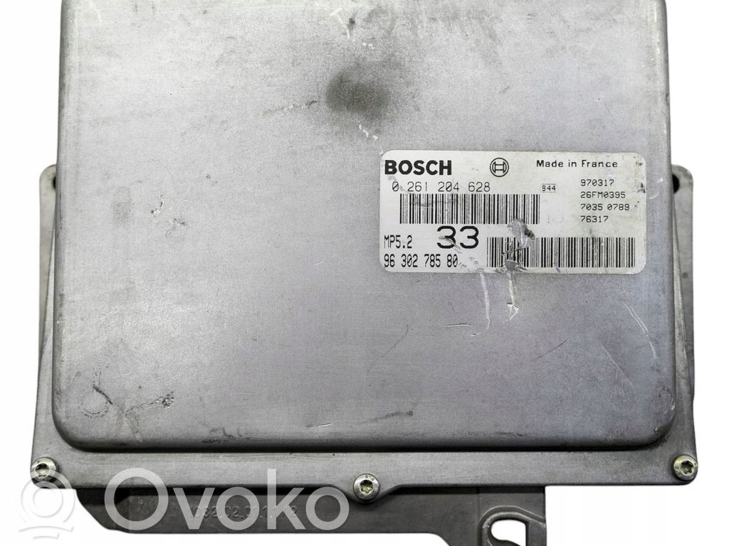 Peugeot 308 Engine control unit/module 