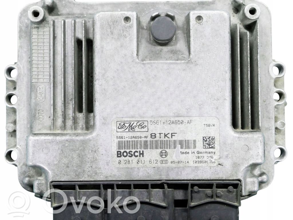 Engine control unit/module   5S6112A650AF,0281011612