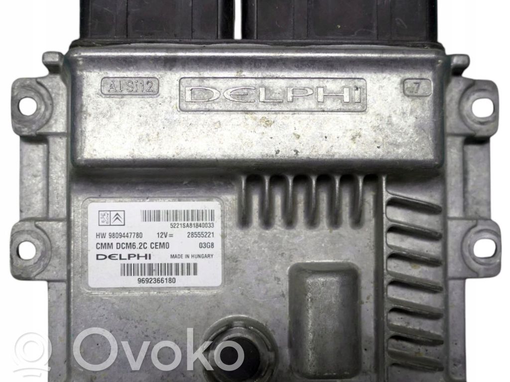 Engine control unit/module   HW9809447780,28555221