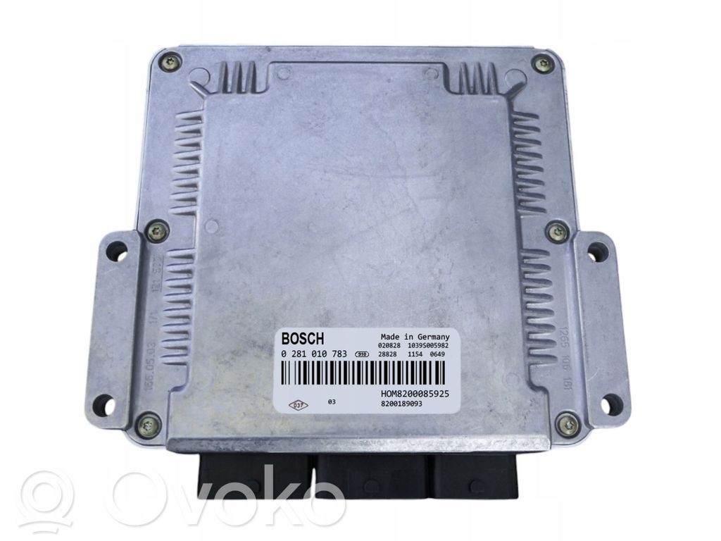Engine control unit/module   0281010783,HOM8200085925
