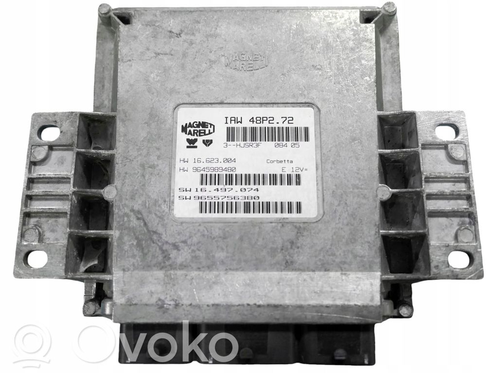 Engine control unit/module   9645989480,IAW48P2