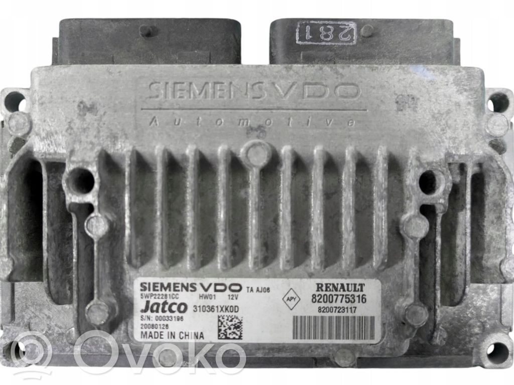 Renault Laguna III Gearbox control unit/module 