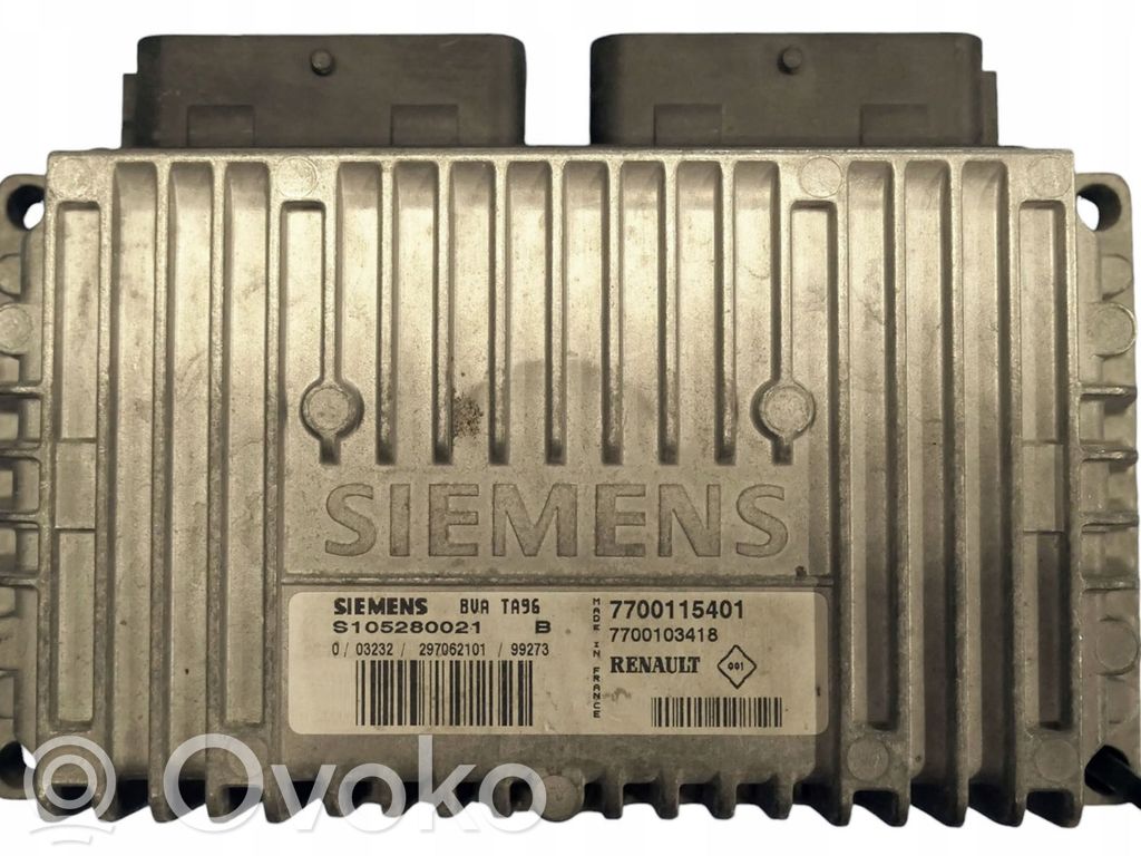 Gearbox control unit/module   7700115401,S105280021B